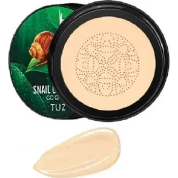 Korektor Kolagenový CC krém se šnečím extraktem Rozjasňující podkladový krém na krytí nedokonalostí pleti s houbičkou 24 g Natural