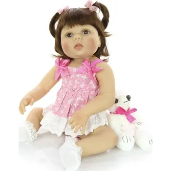 Panenka Realistická panenka s příslušenstvím 57 cm