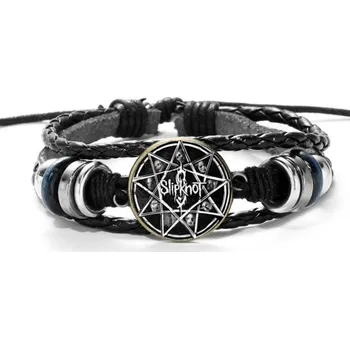 Náramek Kožený vícevrstvý náramek 2