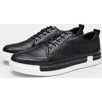 Pánské tenisky Pánské kožené tenisky J2645 černá 45