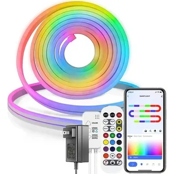 LED páska LED páska 10 m 12-24 V 84 LED se synchronizací hudby RGB osvětlení Světelná dekorace Podsvícení TV nábytku Interaktivní LED světlo