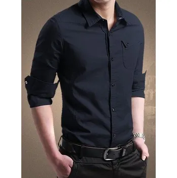 Pánská košile Pánská košile J2600 tmavě modrá XL