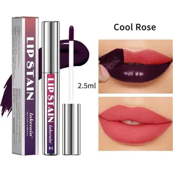 Rtěnka Dlouhotrvající voděodolný lip stain 2,5 ml Růžový odstín Tekutá barva na rty Přirozený efekt Odolný make-up Rtěnka bez rozmazání cool rose