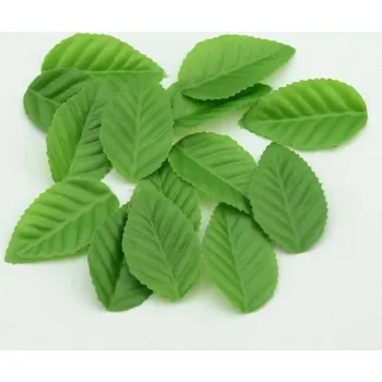 Umělé dekorativní listy 200 ks zelená