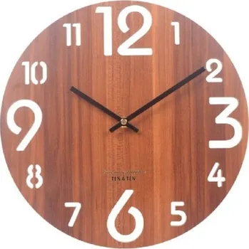 Hodiny Dřevěné nástěnné hodiny 7