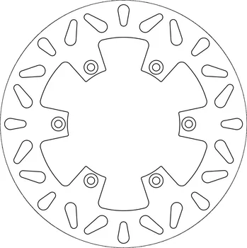 Brzda pro motocykl brzdový kotouč, NEWFREN KAWASAKI KLX 650 1993-1998