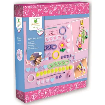 Výtvarná sada Výroba šperků - veselé barevné náramky a přívěsky