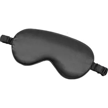 Škraboška na spaní Maska na spaní saténová černá