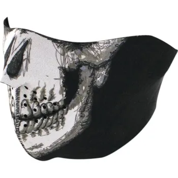 Kukla POLOVIČNÍ MASKA LEBKA OBLIČEJ WNFM002H