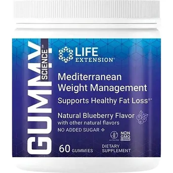 Přírodní produkt Life Extension Gummy Science™ Mediterranean Weight Management, 60 gummies