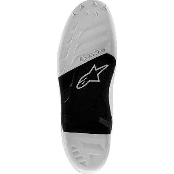 Náhradní podrážky na jezdecké boty Alpinestars TECH7 - bílé AS25SUT7412
