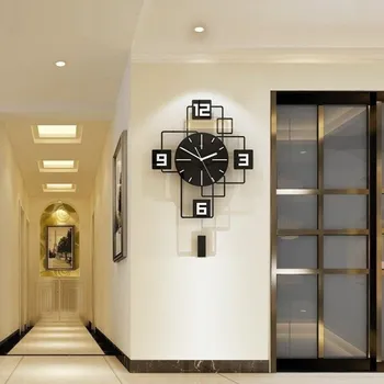 Hodiny Nástěnné samolepící hodiny G2015 18 cm