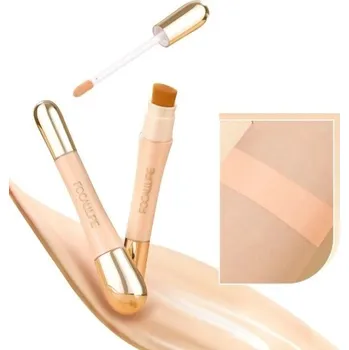Korektor Voděodolný vysoce krycí podkladový krém Dlouhotrvající matný korektor na nedokonalosti pleti Oboustraný korektor se dvěma druhy štětečků 3