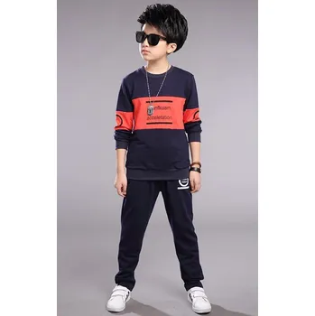 Chlapecká tepláková souprava L1644 červená 6