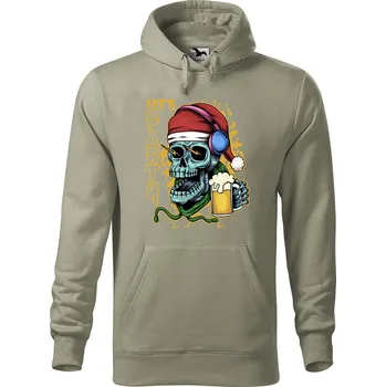 Pánská mikina Pánská mikina s potiskem Let’s party Velikost (muž): S, Vyberte barvu: Světlá khaki