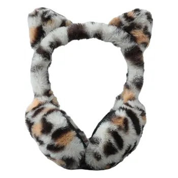 Pokrývka hlavy Klapky na uši s kočičím motivem 1