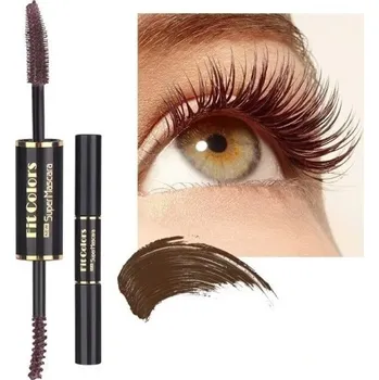 Řasenka Barevná oboustraná řasenka na řasy a obočí Rychleschnoucí a dlouhotrvající řasenka v barevných variantách hnědá