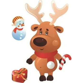 Vánoce Vánoční samolepka na okno 10