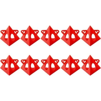 Malířský váleček Stojan pro lakování prken 10 ks červená