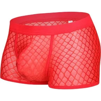 Pánské spodní prádlo Pánské stylové boxerky A8 červená L