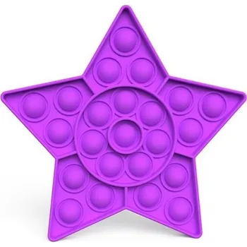 POP IT Pop it antistresová hračka hvězda fialová