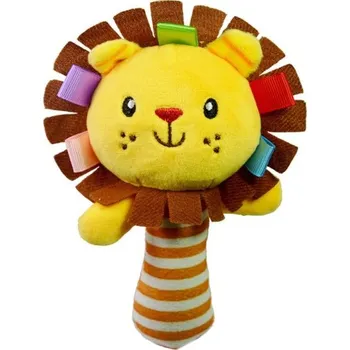 plyšák Dětské plyšové chrastítko do ruky J587 6