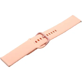 Univerzální silikonový řemínek 22 mm T885 růžová