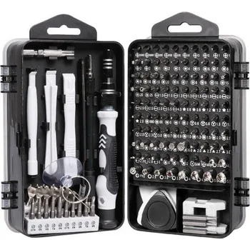 Sada nářadí Sada nářadí na opravu elektroniky 138 ks černá