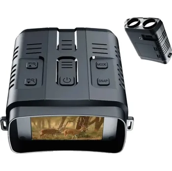 Dalekohled Dalekohled pro noční vidění Profesionální binokulární dalekohled 4K s 64 GB paměťovou kartou Infračervené zařízení pro noční vidění