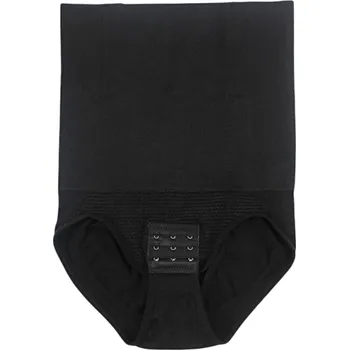 Kalhotky Tvarovací kalhotky s vysokým pasem Dámské zeštíhlující spodní prádlo Bezešvé stahovací kalhotky s rozepínáním v rozkroku Modelující prádlo pro štíhlou siluetu černá XL