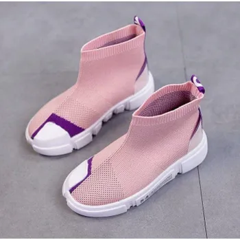 Dívčí tenisky Dětské ponožkové tenisky růžová 29