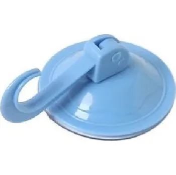 Věšák Háček s přísavkou modrá