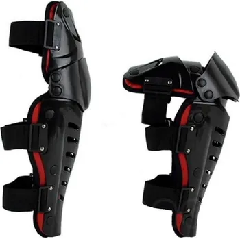 Motocyklový chránič kolene a holeně Motokrosové chrániče kolen 2 ks červená