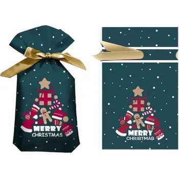 Dárková taška Vánoční dárkový sáček 23 x 15 cm 5 ks 4