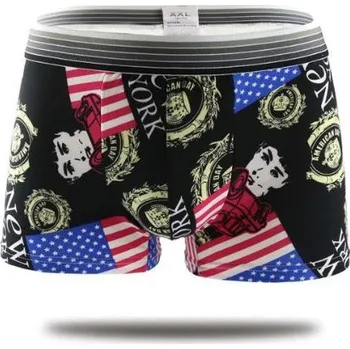 Boxerky Pánské stylové boxerky s potiskem USA M