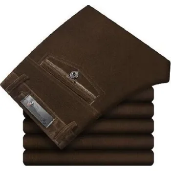 Pánské kalhoty Pánské kalhoty F1398 hnědá 38