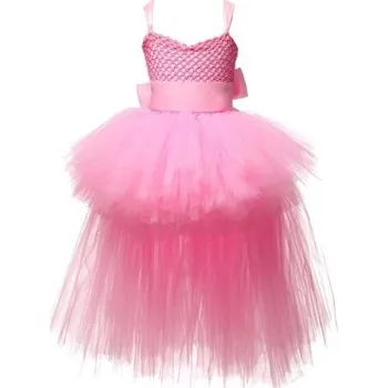 Dívčí šaty Dívčí plesové šaty N96 růžová 8