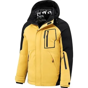 Pánská zimní bunda F1065 žlutá M