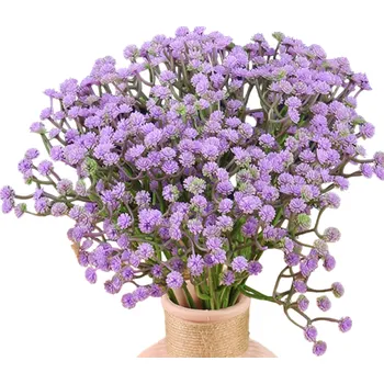 umělá květina Umělé květiny na dekoraci 10 ks&nbsp;Sada umělých květin Dekorační květiny fialová