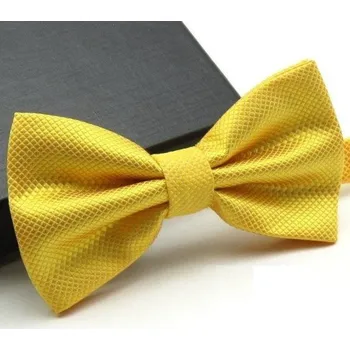 Motýlek UNISEX Kostkovaný J3510 žlutá