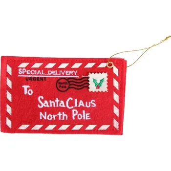 Vánoční dekorace Vánoční dekorativní obálka 5 ks