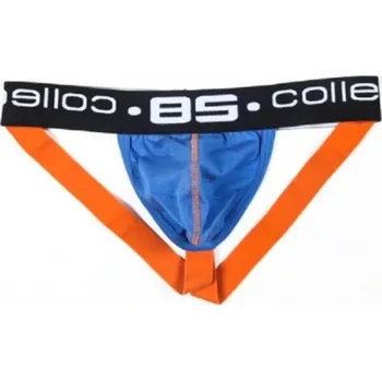 Pánská móda Pánské slipy s otvorem oranžová L