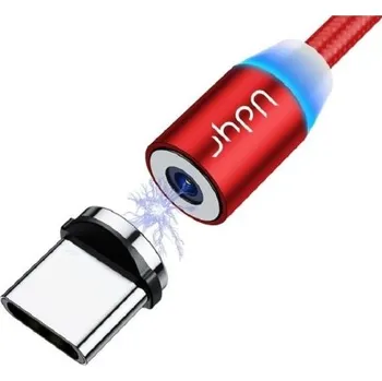 Datový kabel Magnetický USB nabíjecí kabel K468 červená 1 m 2