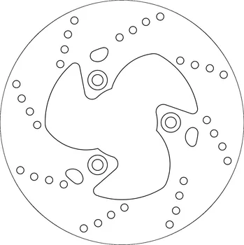 Brzda pro motocykl brzdový kotouč, NEWFREN MALAGUTI F12 50 DT AC Phantom 1999-2000