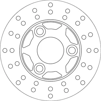 Brzda pro motocykl brzdový kotouč, NEWFREN YAMAHA CW 50 RS NG BWS 1995-1996