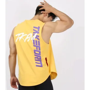 Pánské tílko Pánské tílko T1985 žlutá XL