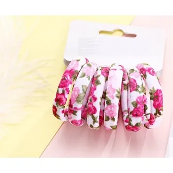 Gumička do vlasů se vzorem - 6 ks 9