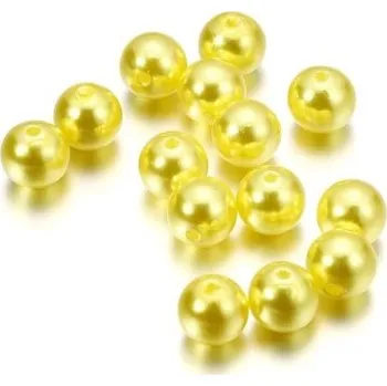 Dětské navlékací korálky Navlékací korálky 3 mm 1000 ks žlutá