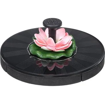 Zahradní dekorace Zahradní solární fontána s květinou