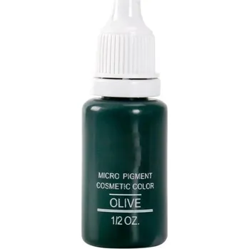 Tetovací barva Kvalitní semipermanentní tetovací inkoust Barevný inkoust na tetování a permanentní make-up Tetovací barva pro dočasné tetování a make-up 15 ml olive